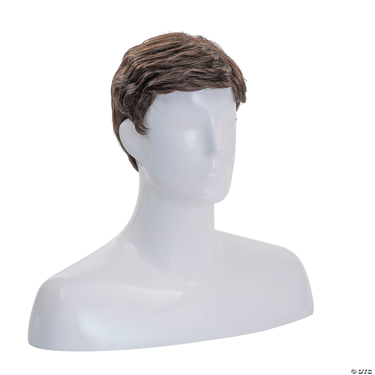 Mitt Man Wig Medium Chestnut Brown Short Costume Cosplay Theatre Adult Men