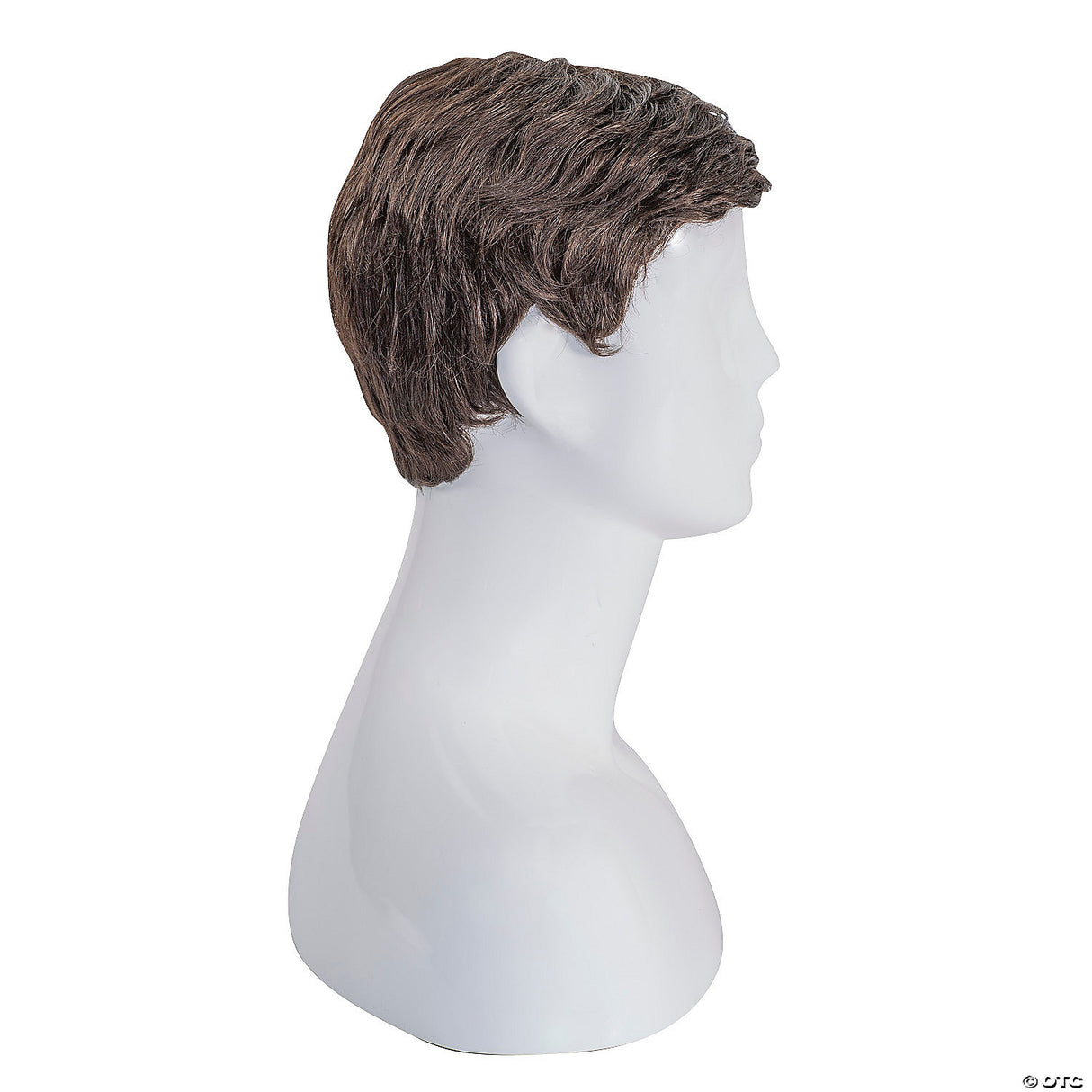 Mitt Man Wig Medium Chestnut Brown Short Costume Cosplay Theatre Adult Men