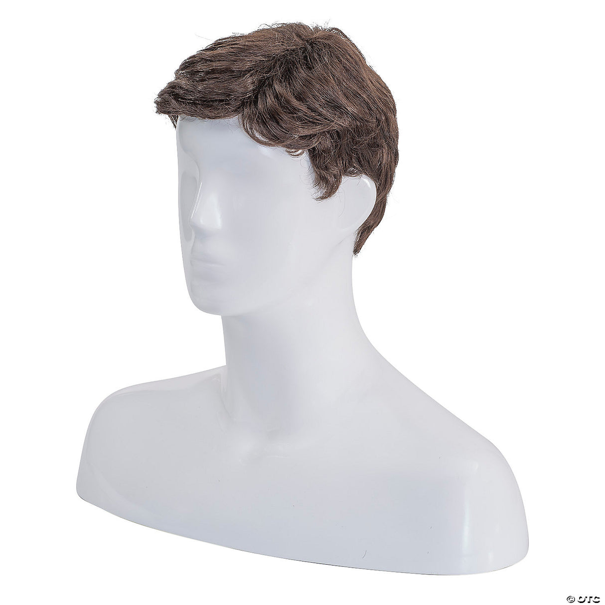 Mitt Man Wig Medium Chestnut Brown Short Costume Cosplay Theatre Adult Men