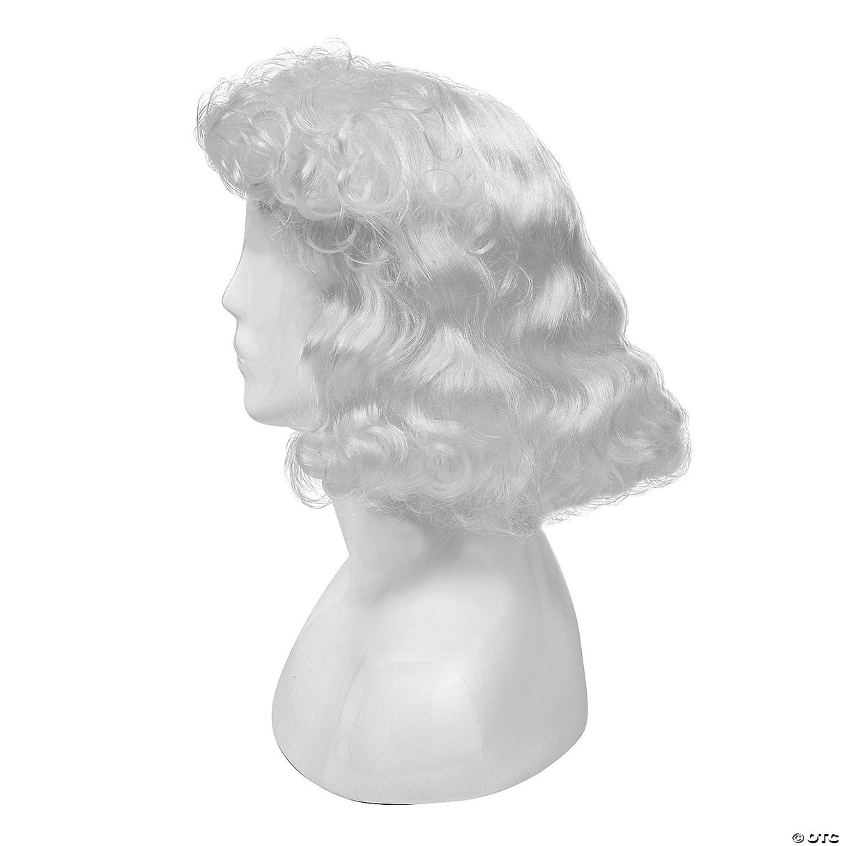 Santa Wig White By367cv2 Long Curly Costume Christmas Theatre Cosplay Adult