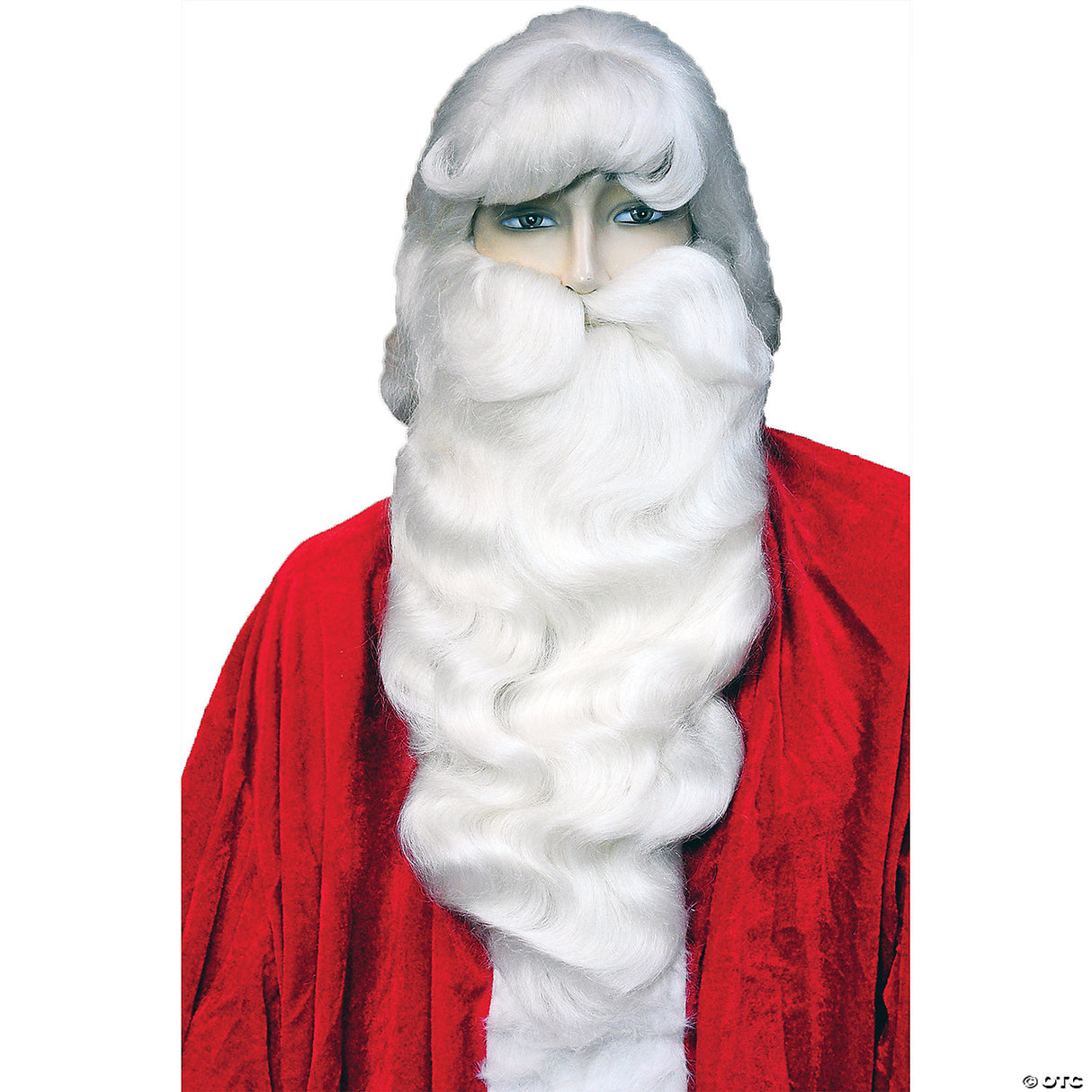 Santa Wig, Beard & Mustache Set – Deluxe Christmas Costume Accessory