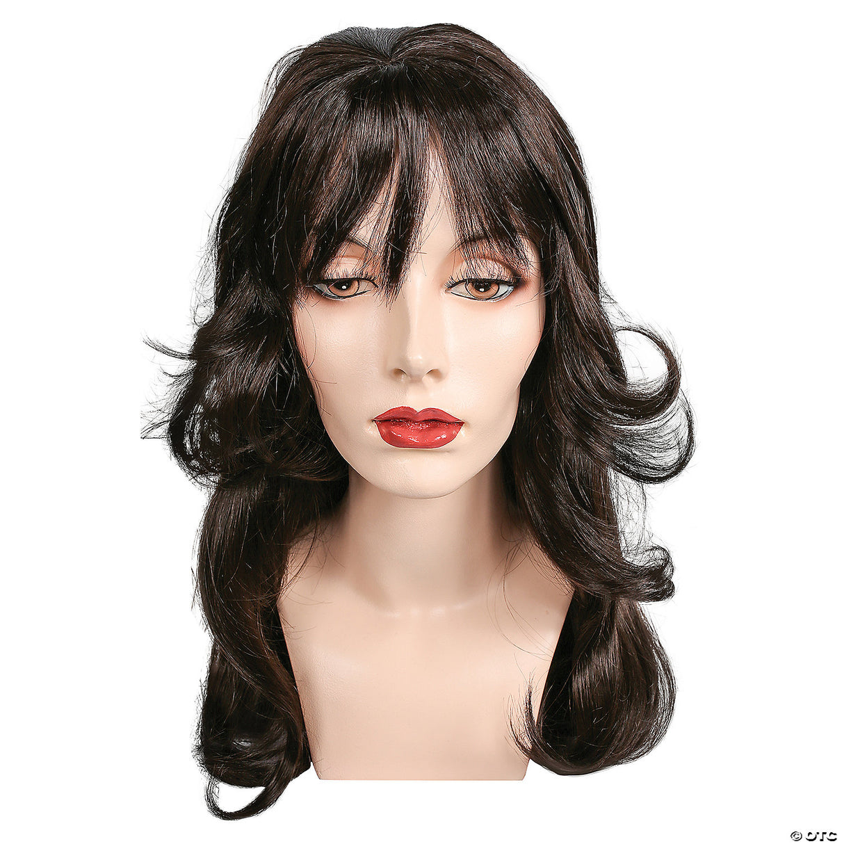 Adult Farrah Wig Long Blonde Feathered Costume 70s Theatre Cosplay Women