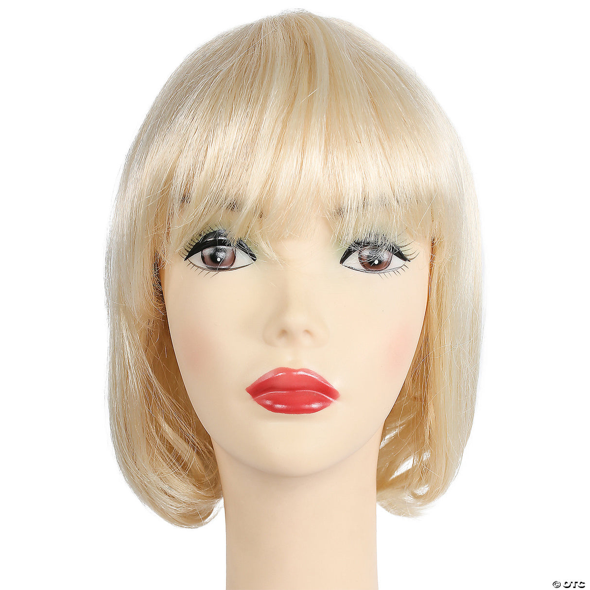 Short Bob Wig LW727 Red Straight Costume Adult Women Cosplay Theatre Hair