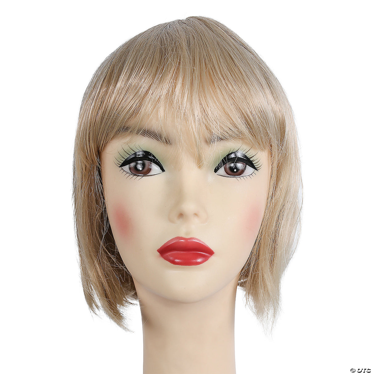 Short Bob Wig LW727 Red Straight Costume Adult Women Cosplay Theatre Hair