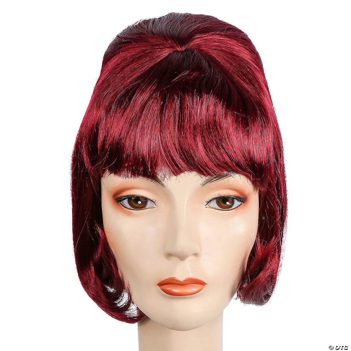 Adult Spitcurl Beehive Wig Red Retro Costume Women Theatre Cosplay Halloween