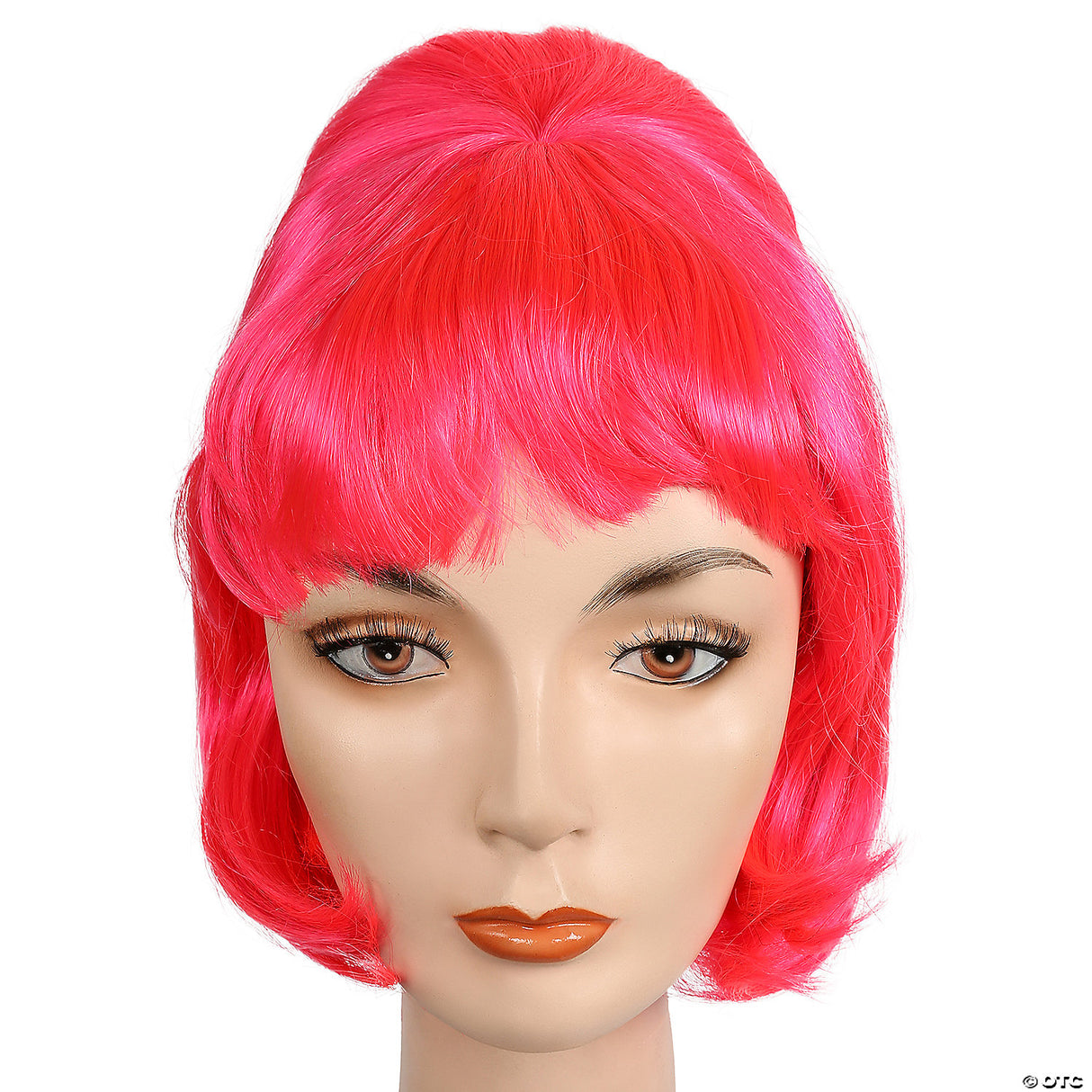 Adult Spitcurl Beehive Wig Red Retro Costume Women Theatre Cosplay Halloween