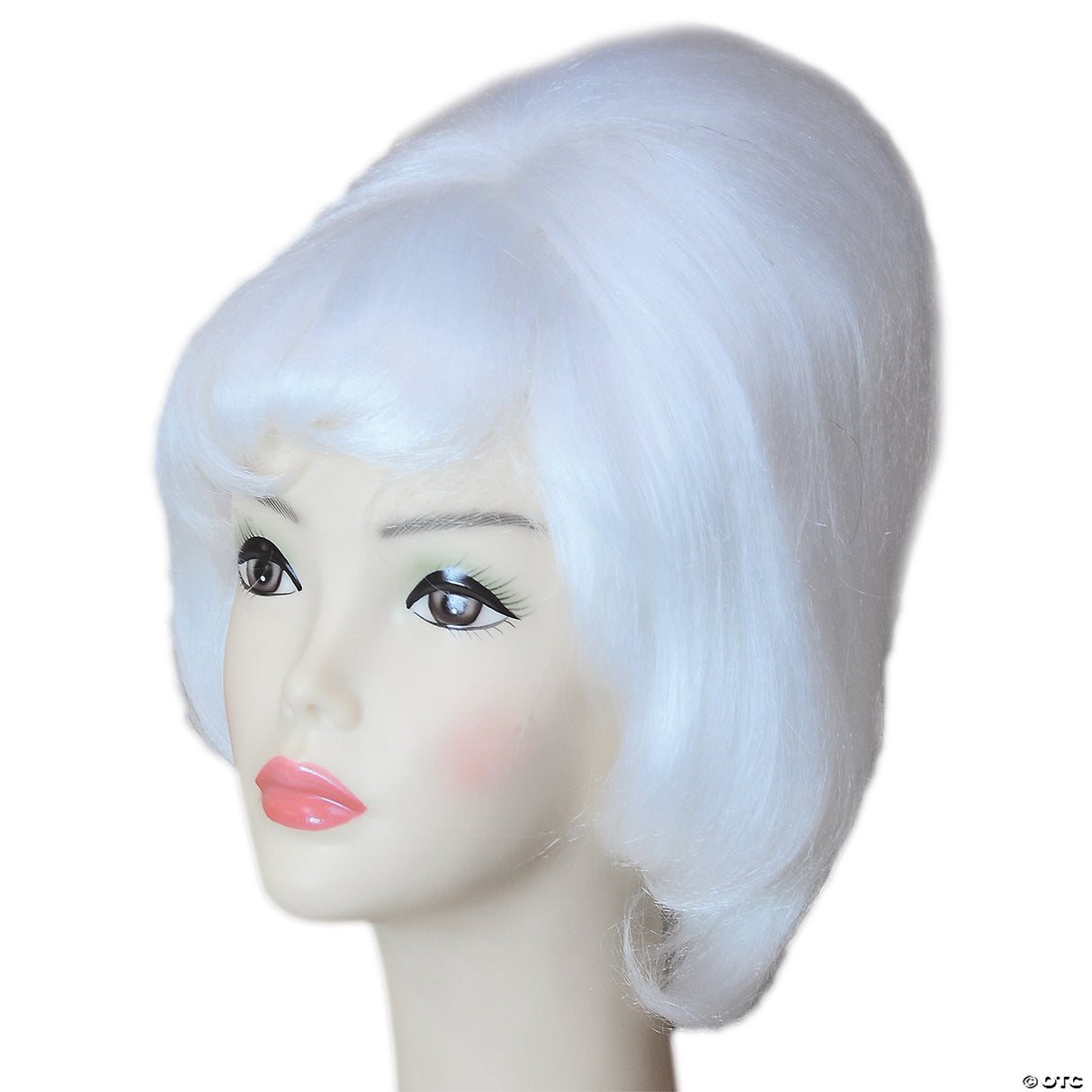Adult Spitcurl Beehive Wig Red Retro Costume Women Theatre Cosplay Halloween