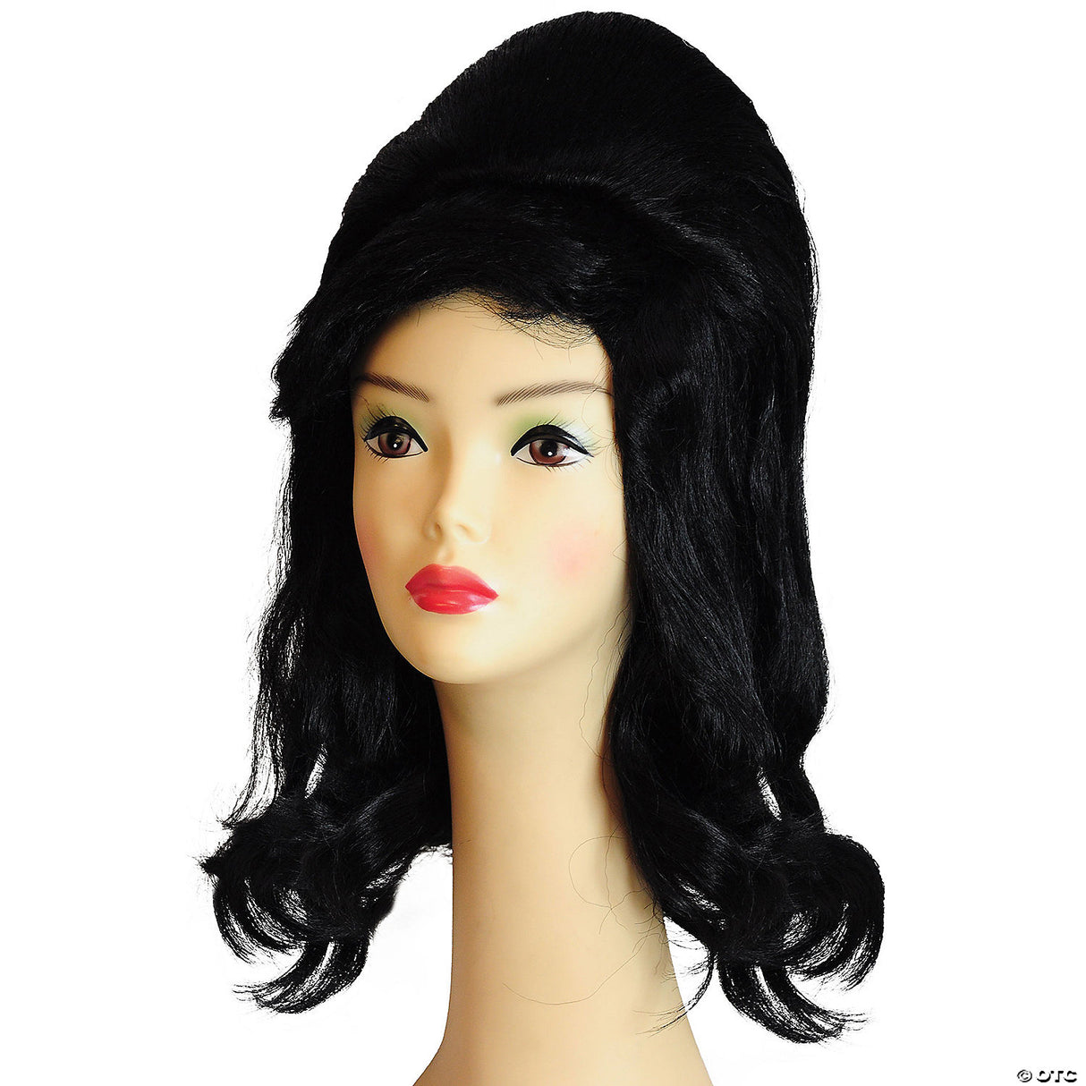 Beehive Pageboy Wig XL White Tall Retro Costume Adult Women Cosplay Theatre