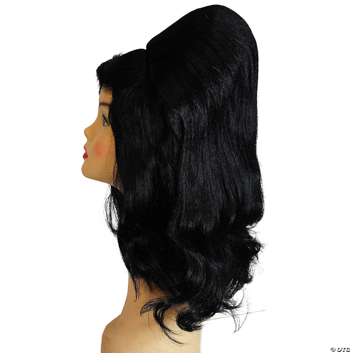 Beehive Pageboy Wig XL White Tall Retro Costume Adult Women Cosplay Theatre