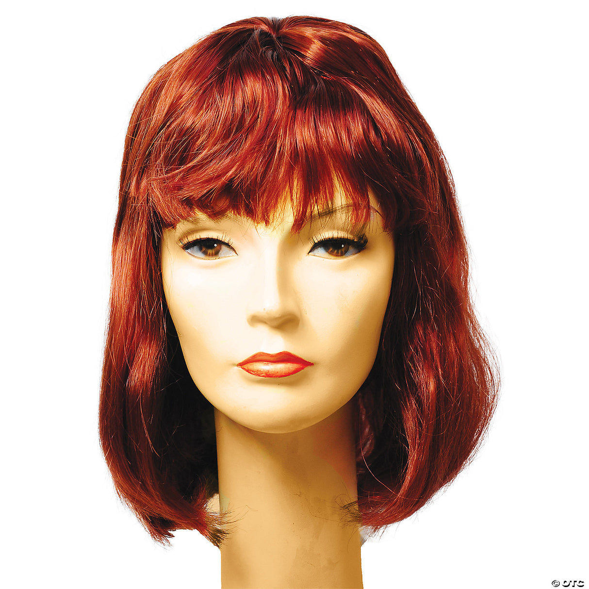 Adult Beehive Spitcurl Wig Retro Red Costume Women Theatre Cosplay Halloween