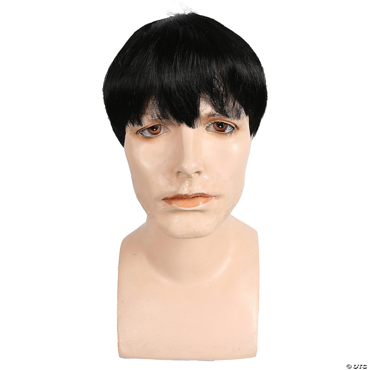 Mushroom Wig LW94 Short Brown Bowl Cut Costume Adult Unisex Cosplay Theatre