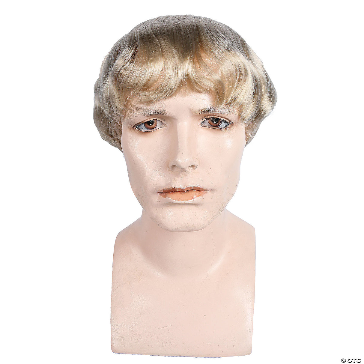 Mushroom Wig LW94 Short Brown Bowl Cut Costume Adult Unisex Cosplay Theatre