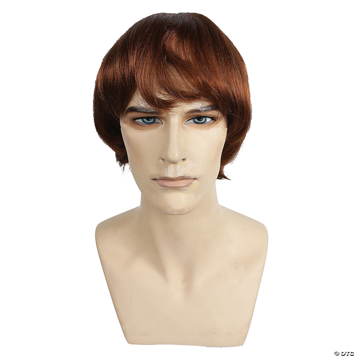 Mushroom Wig LW94 Short Brown Bowl Cut Costume Adult Unisex Cosplay Theatre