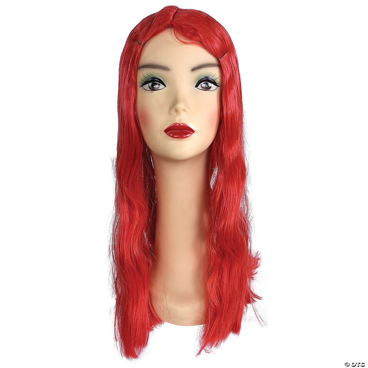 Special Bargain Red Long Straight Wig Adult Women Halloween Cosplay Costume Hai