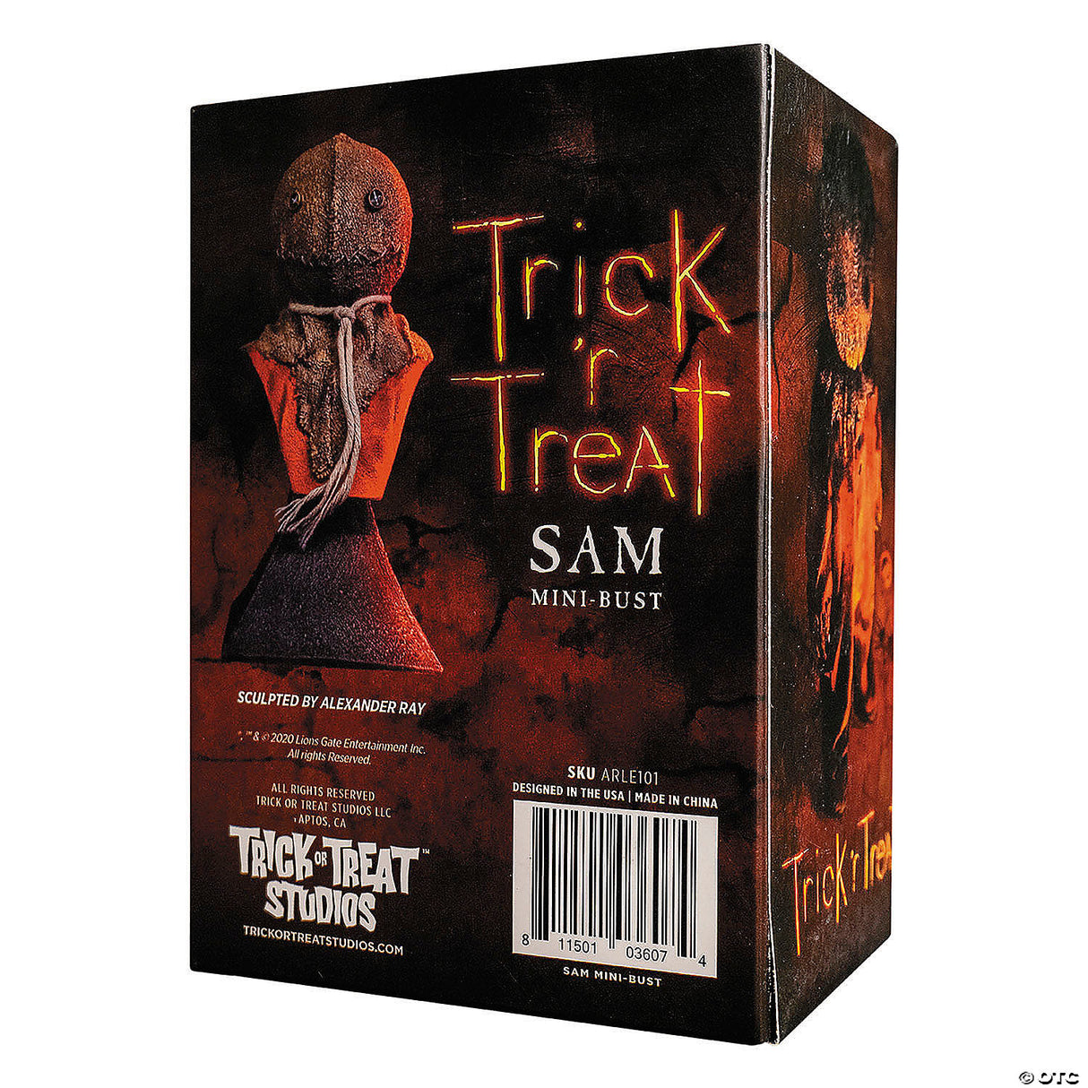 5 1/4" Trick ’r Treat™ Sam Miniature Bust Decoration - Halloween Decoration Prop