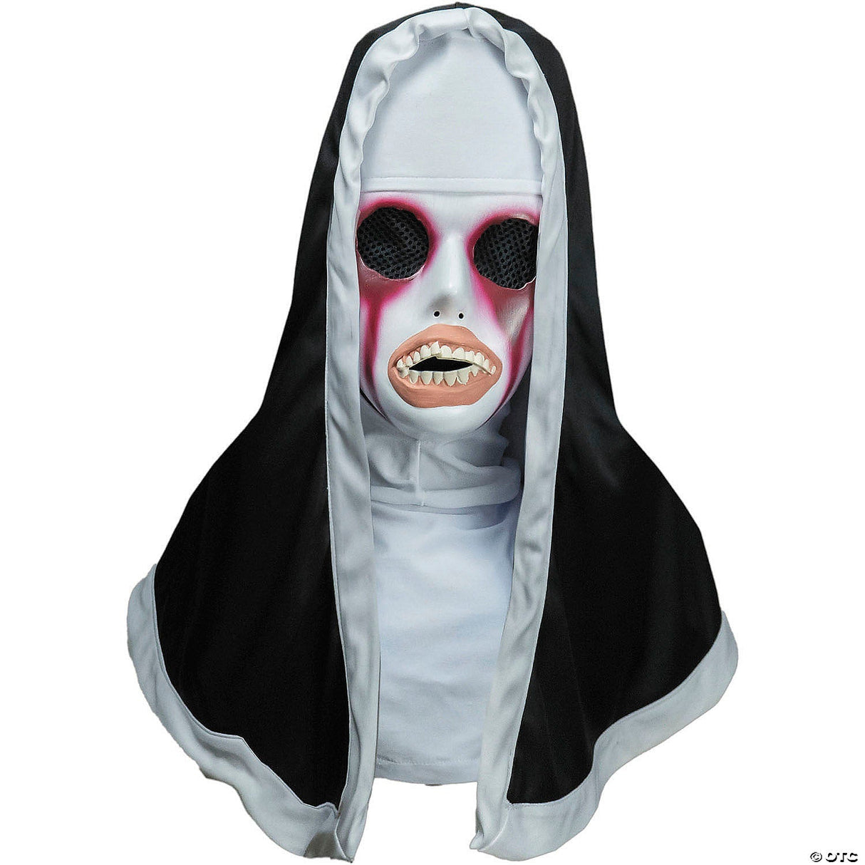 Adults The Purge™ Nun Mask With Light-up Hood - One Size Creepy Scary Halloween