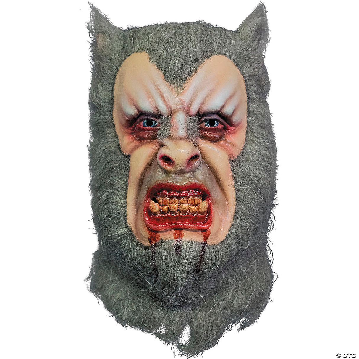 The Curse of Werewolf Mask Furry Monster Halloween Adult Costume Prop