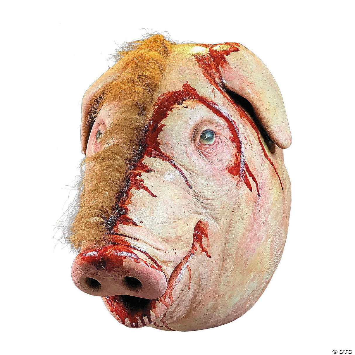 Adults Motel Hell™ Pig Overhead Latex Mask - One Size Creepy Scary Halloween