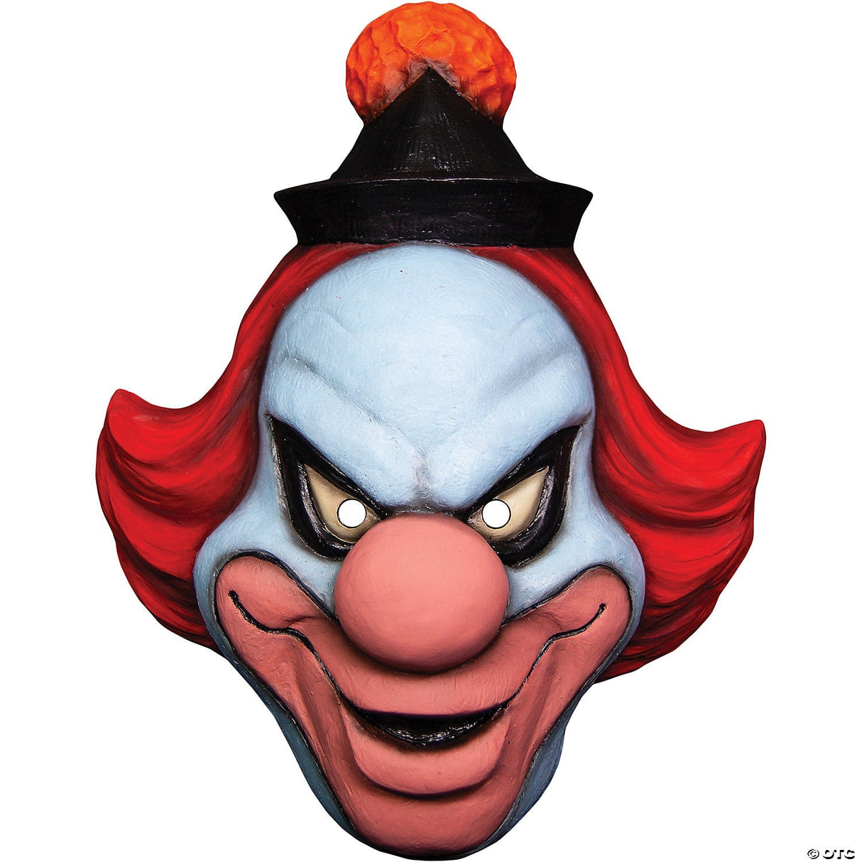 Adults Scooby Doo™ Clown Vacuform Mask Cartoon Halloween Costume Accessory Prop