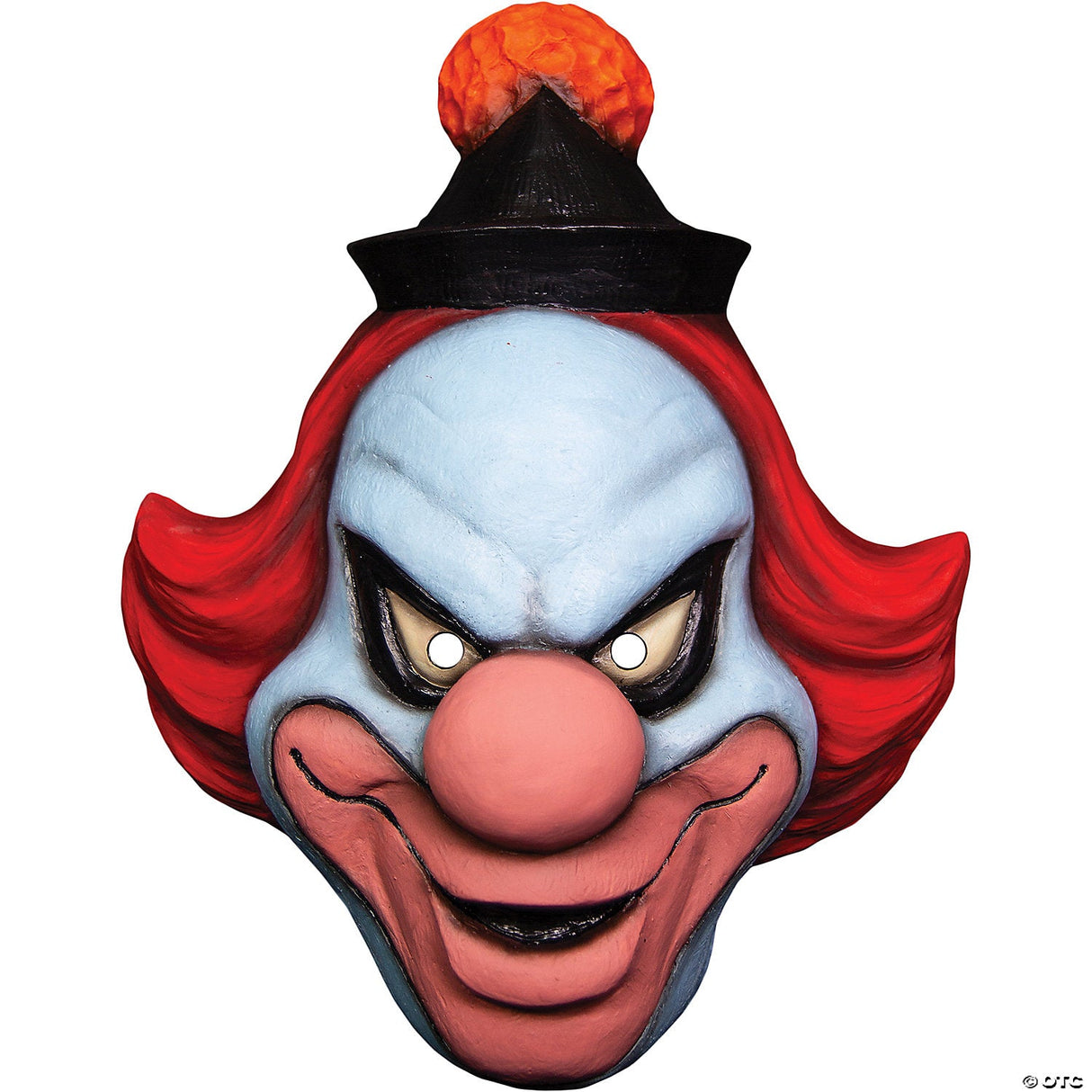 Adults Scooby Doo™ Clown Vacuform Mask Cartoon Halloween Costume Accessory Prop