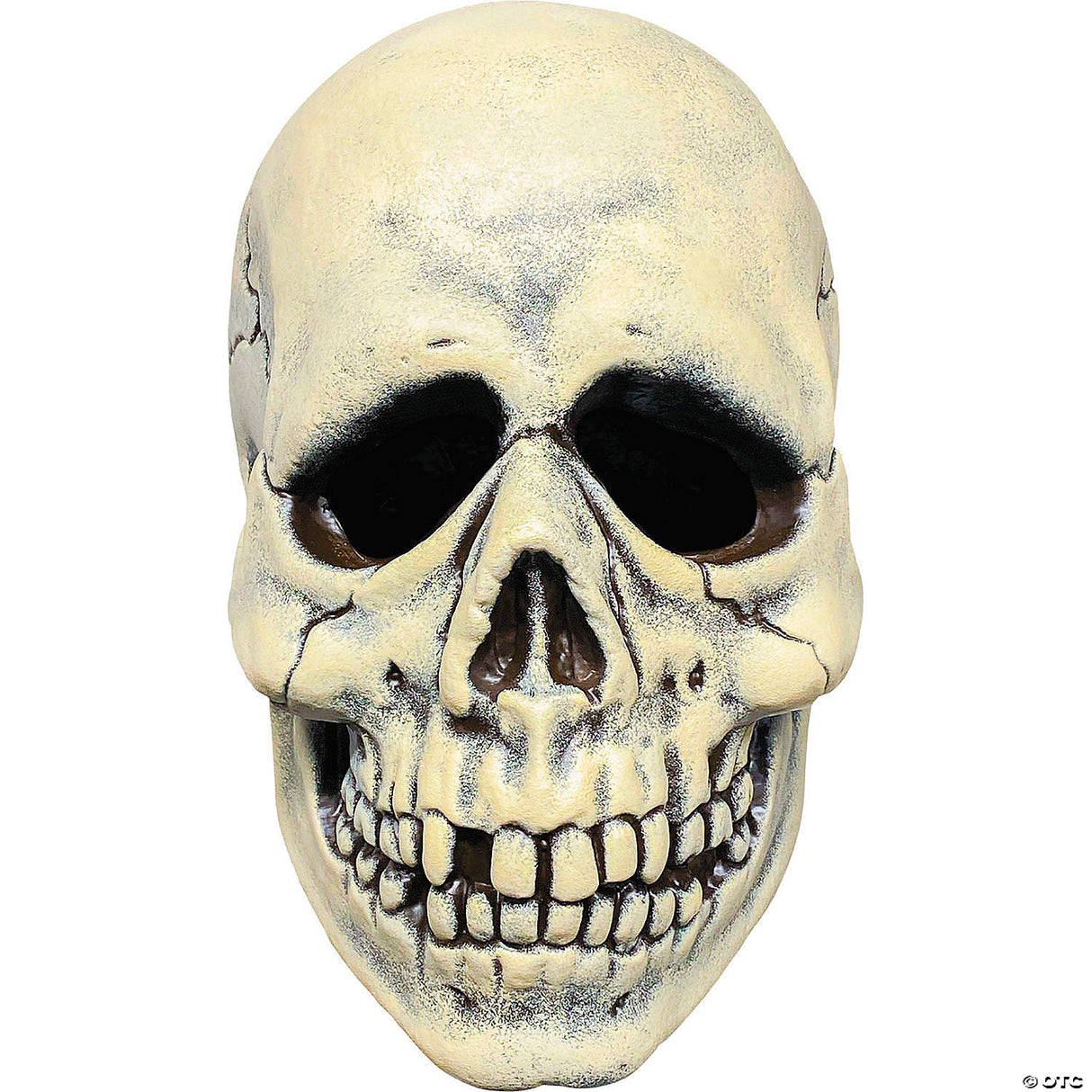 Antique Skull Mask Vinyl Adult Halloween Scary Cosplay Costume Party Prop