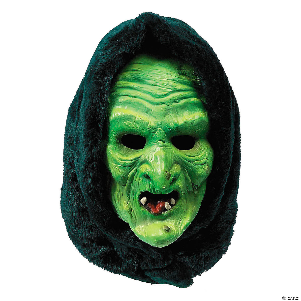 Green Witch Mask Adult Scary Halloween Costume Prop Party Cosplay Latex