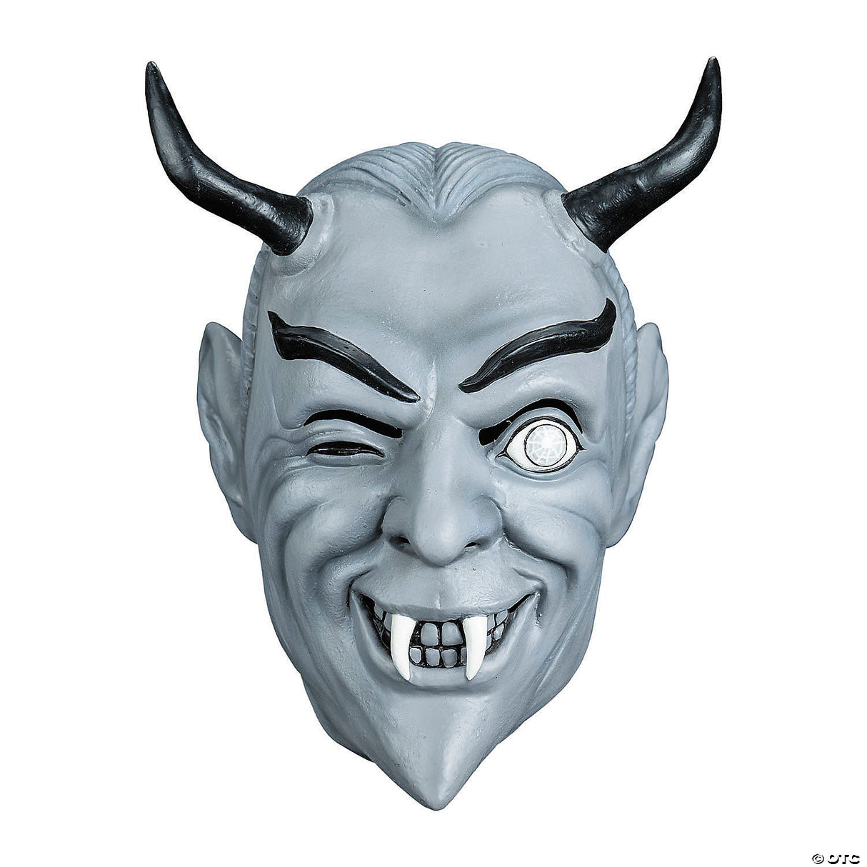 Mystic Seer B/w Mask - Scary Halloween Mask Horror Costume Accessory