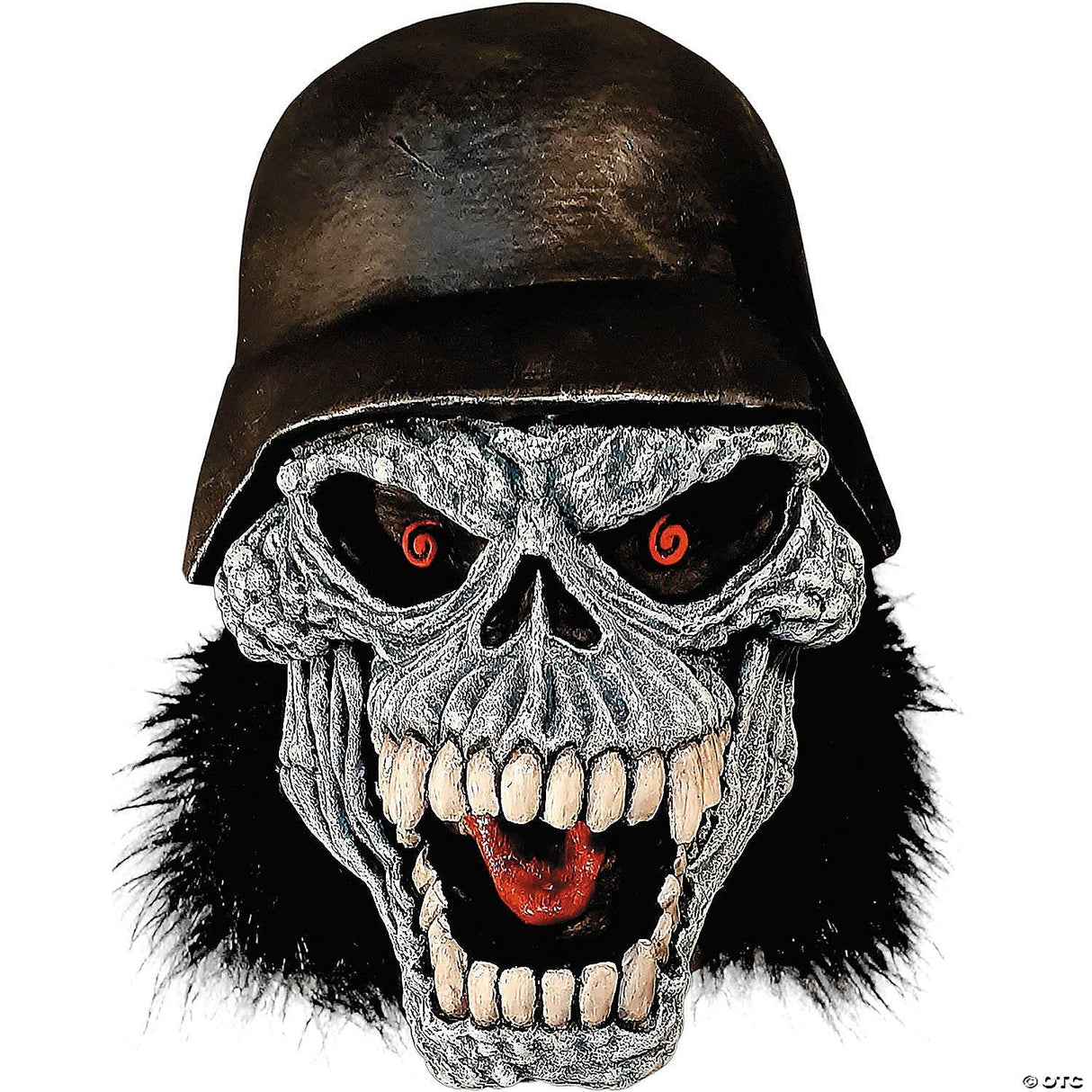 Adults Slayer Skull Helmet Overhead Latex Mask - One Size - Halloween Costume
