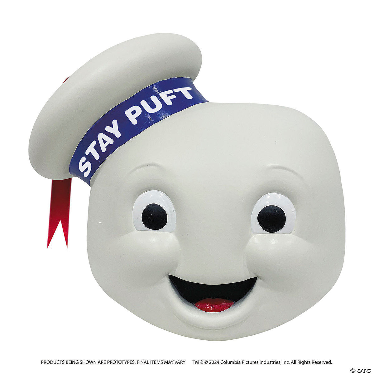 Stay Puft Marshmallow Man Mask Vinyl Adult Ghostbusters Costume Cosplay Prop