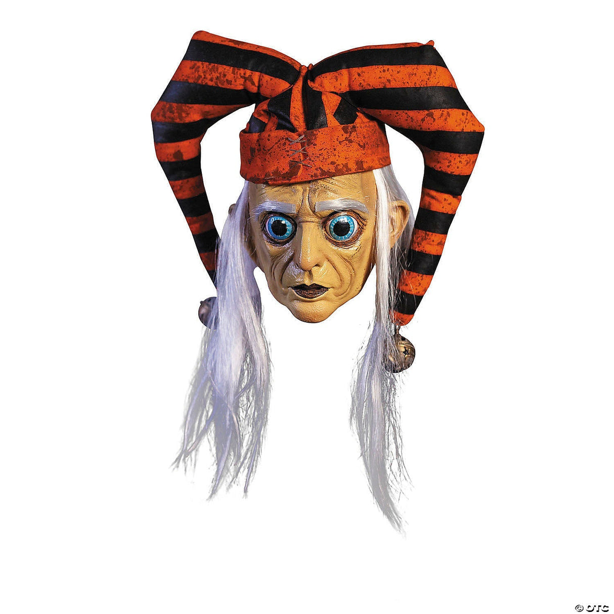 Adults The Terror Of Hallows Eve™ Sad Trickster Latex Mask - One Size - Hallowee