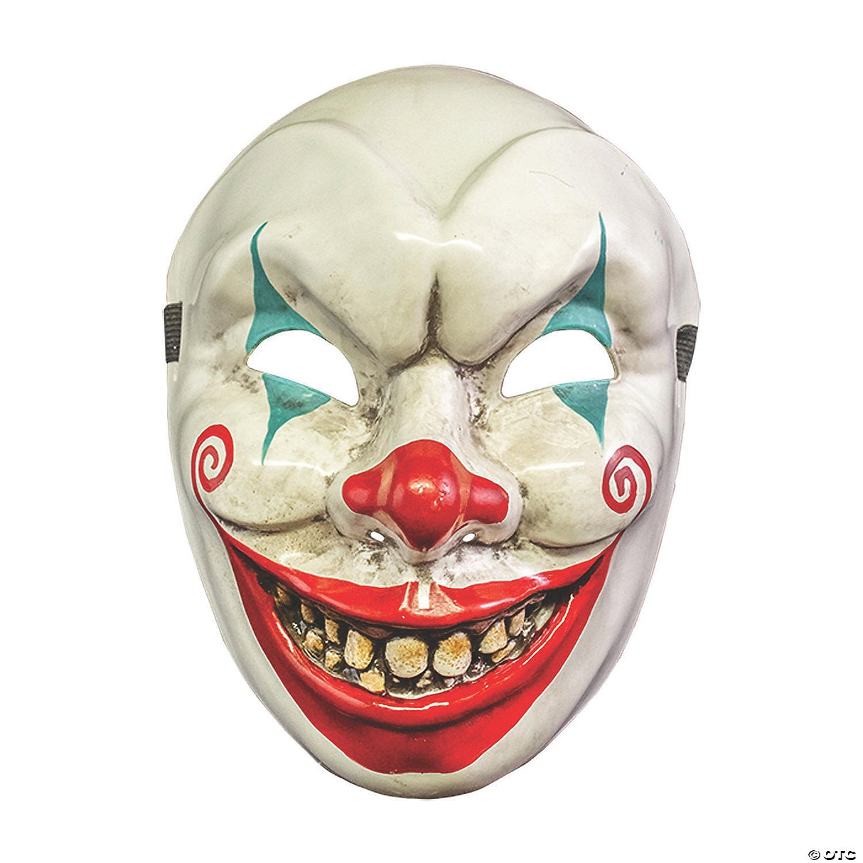 Adults Gnarly The Clown Mask - Creepy Scary Halloween Costume Accessory Prop
