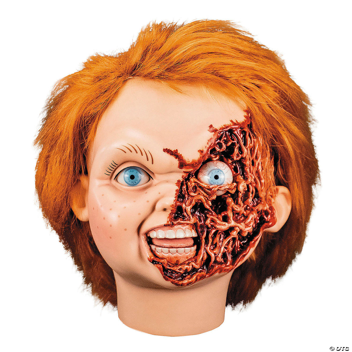 Child’s Play 3™ Ultimate Chucky Pizza Face Head Halloween Decoration Halloween