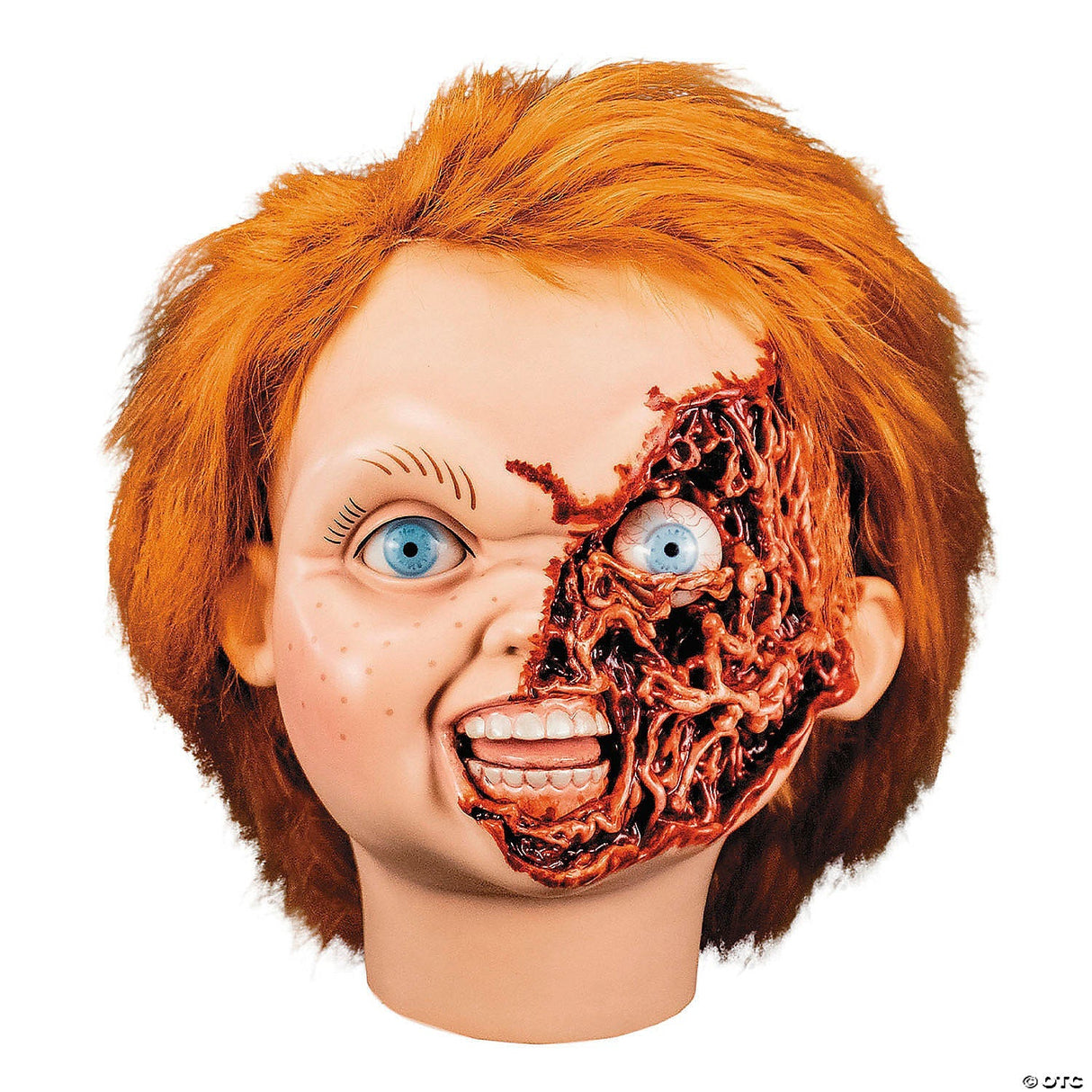 Child’s Play 3™ Ultimate Chucky Pizza Face Head Halloween Decoration Halloween