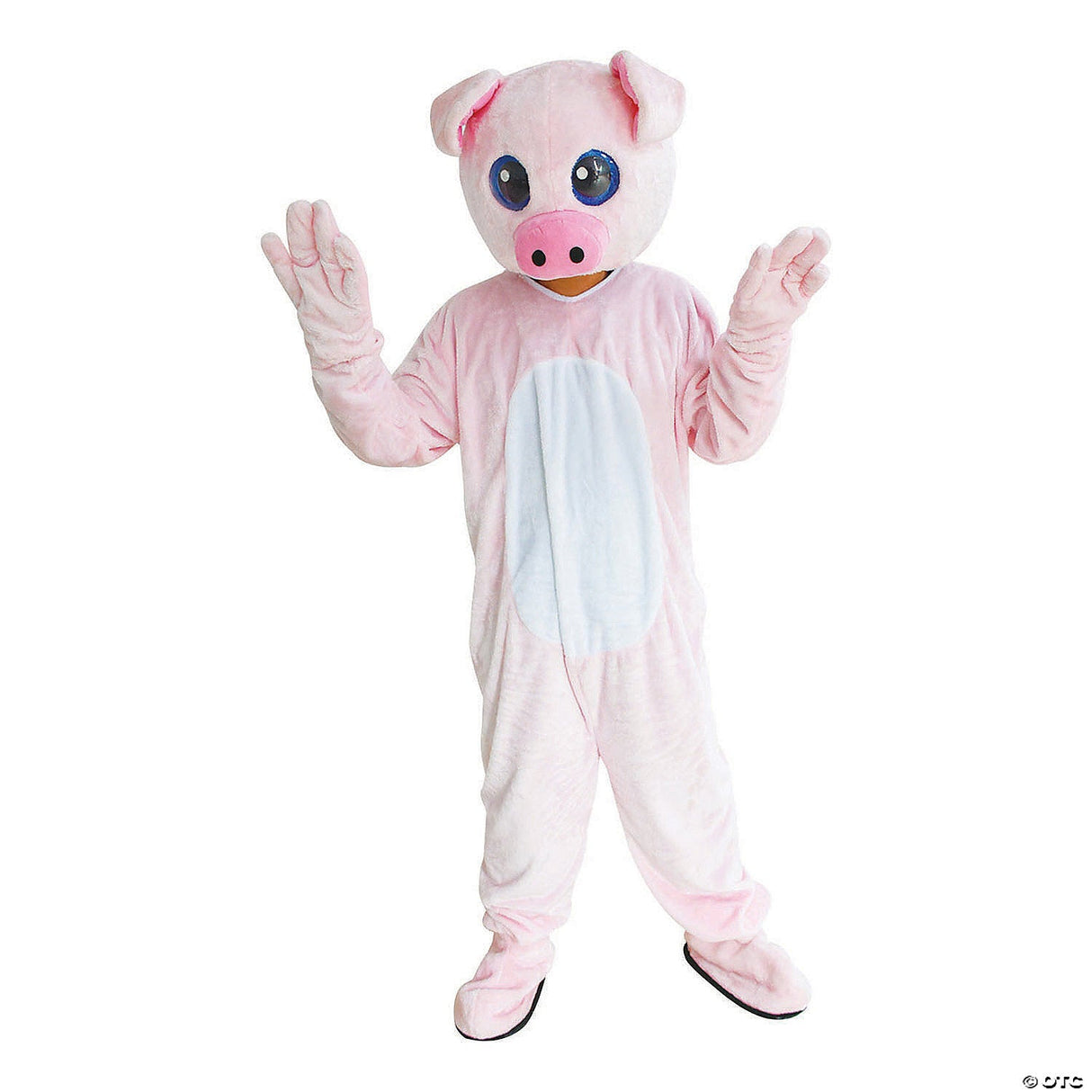Pig Mascot Costume Adult – Full Body Animal Suit Halloween Cosplay Party Outfit