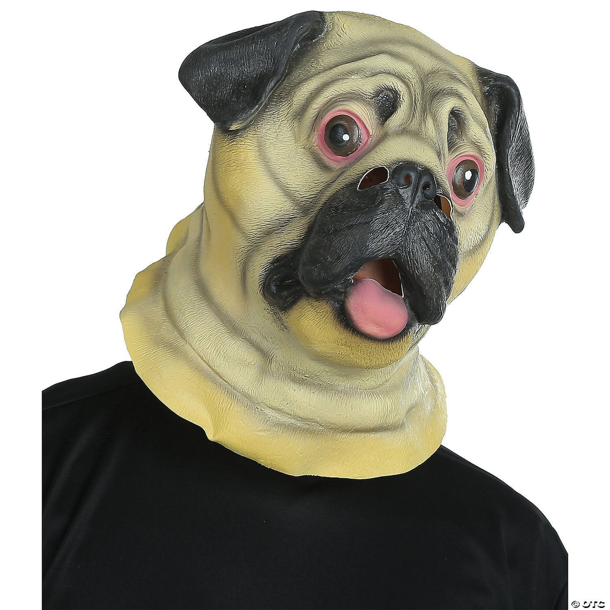 Adult Pug Mask - Scary Halloween Mask Horror Costume Accessory Cosplay