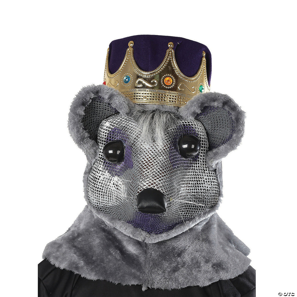 Adult Mouse King Headpiece with Purple & Red Crown – Nutcracker Costume Accessor