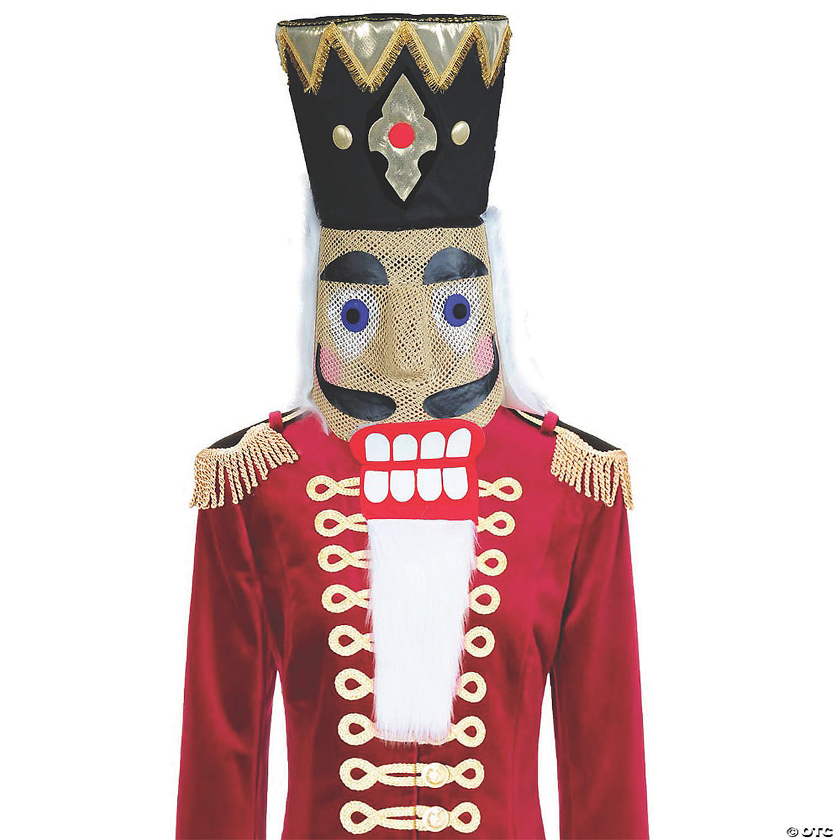 Nutcracker Head Mask - Halloween Costume Mask Dress Up Party Accessory Cosplay
