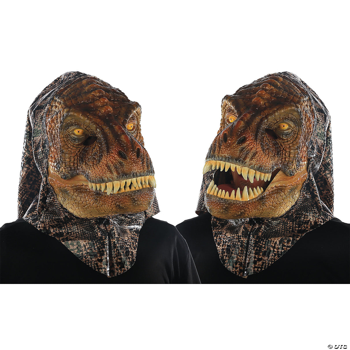 Adults Animated T-rex Mask - Scary Halloween Mask Horror Costume Accessory Cospl