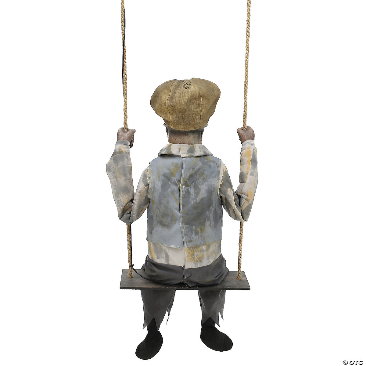 62 In Hanging Light-Up Animated Swinging Skeleton Boy Decoration