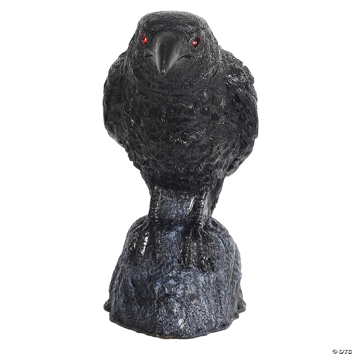 13" Animated Raven With Turning Head & Sounds Halloween Decoration