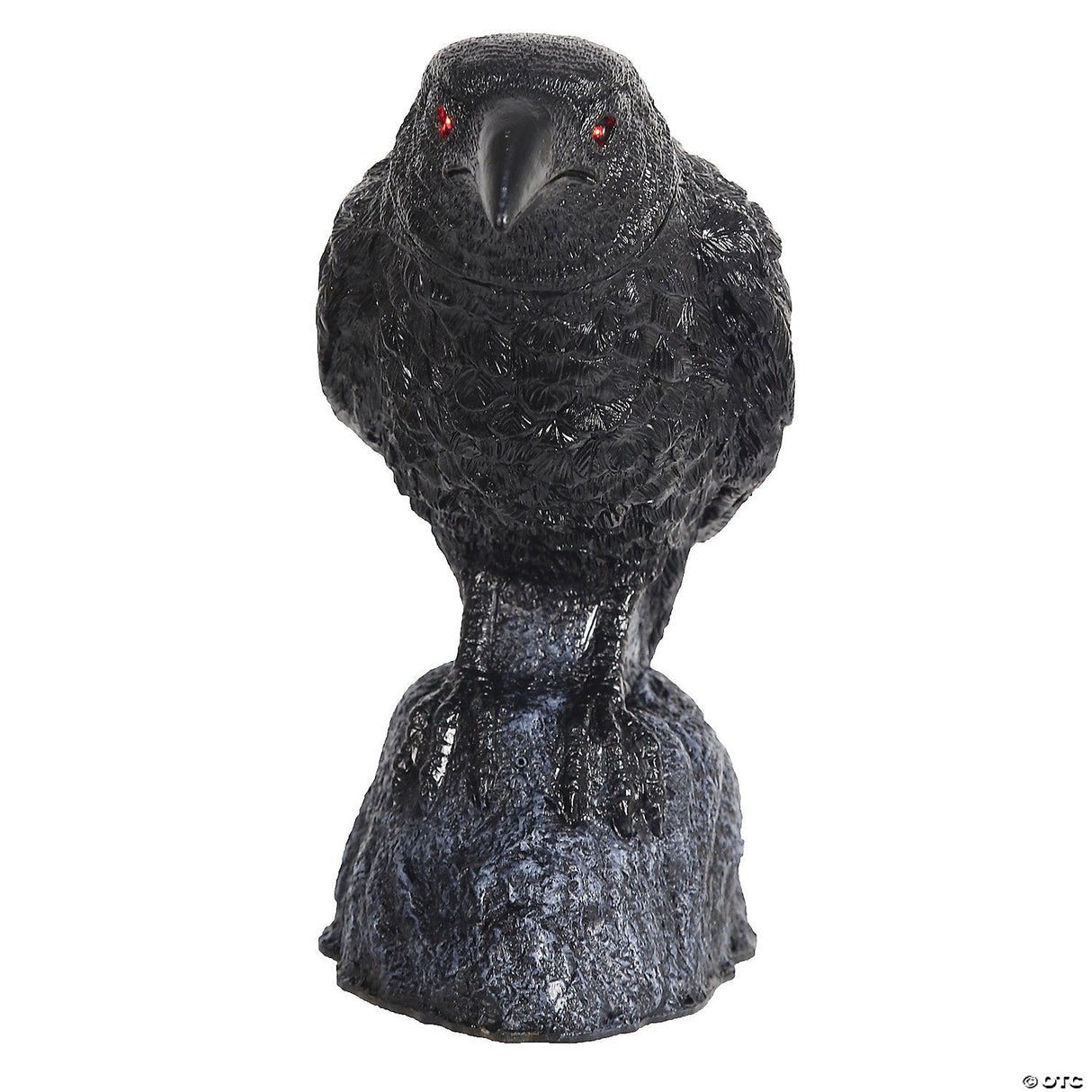 13" Animated Raven With Turning Head & Sounds Halloween Decoration