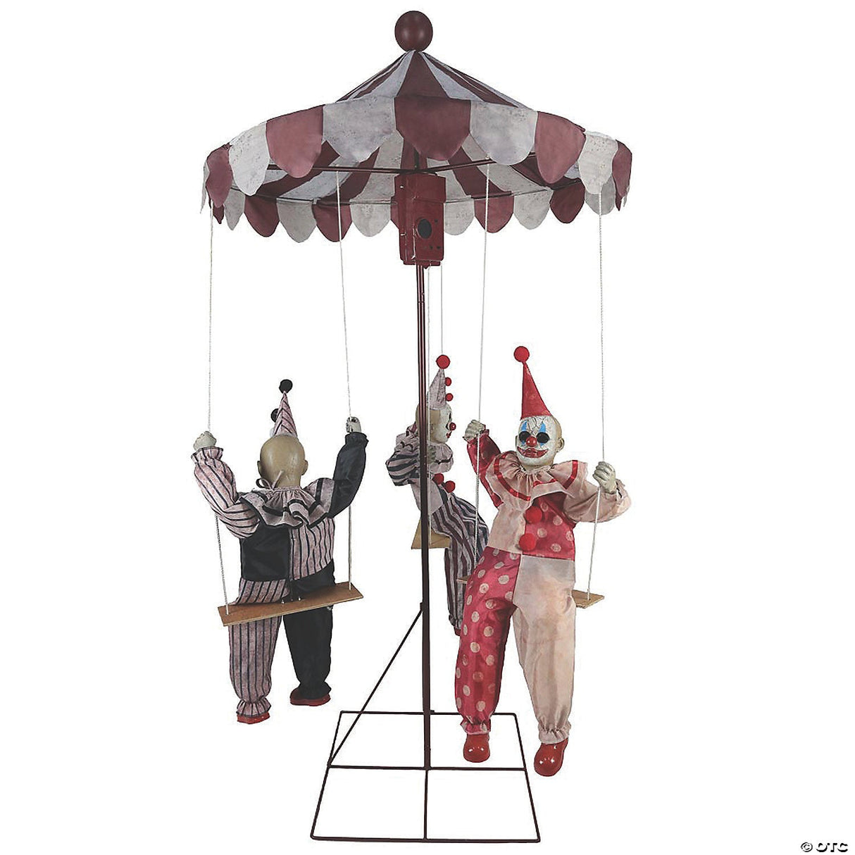 28" Animated Clown-go-round Halloween Decoration