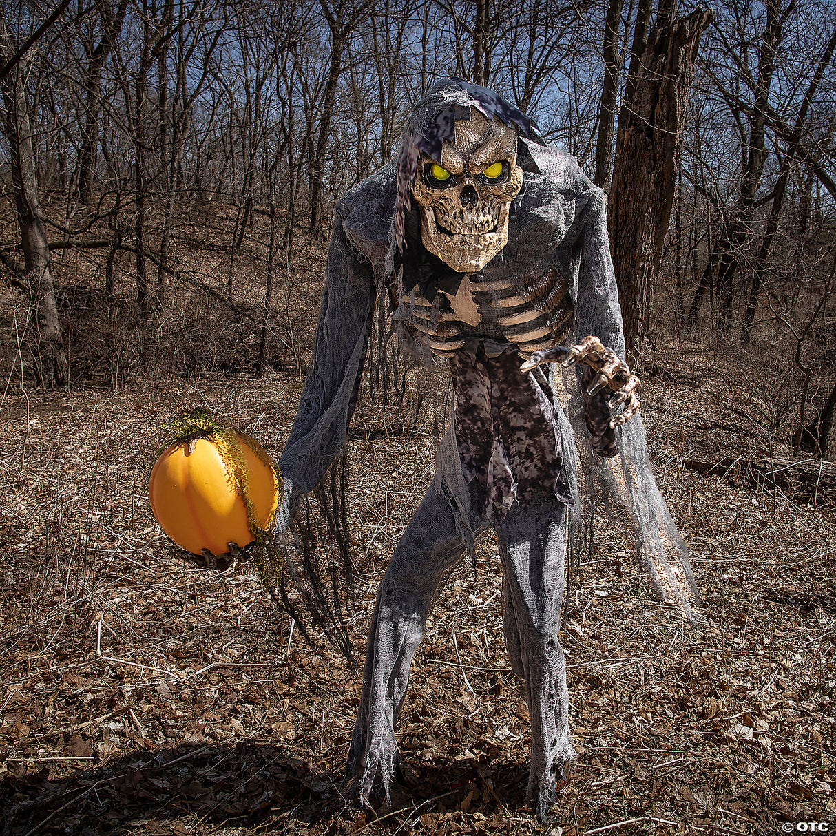 7 Ft. Animated Prowling Jack Halloween Decoration