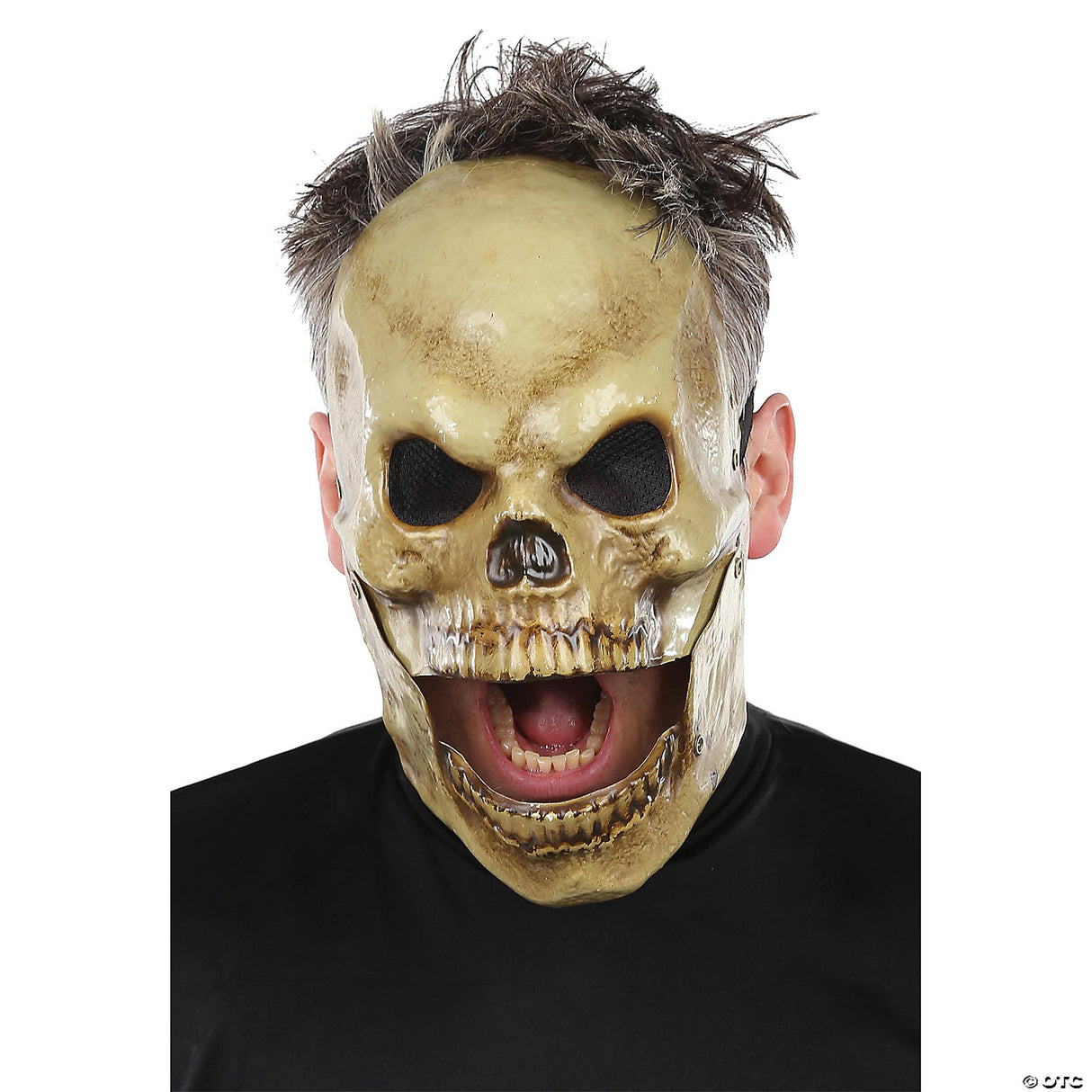 Adults Jabber Jaw Bonehead Mask – Creepy Halloween Costume Accessory Prop