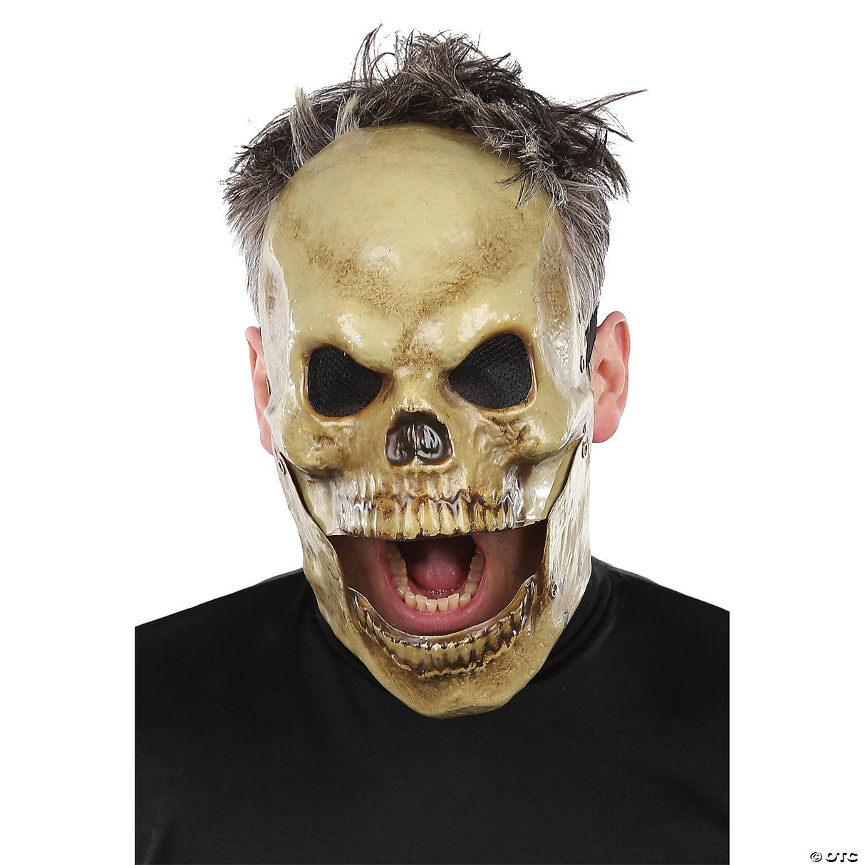 Adults Jabber Jaw Bonehead Mask – Creepy Halloween Costume Accessory Prop