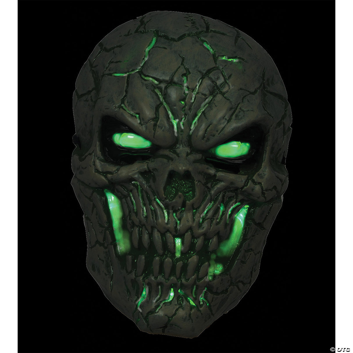 Adults Light-up Poison Mask – Scary Glow Halloween Costume Accessory Prop