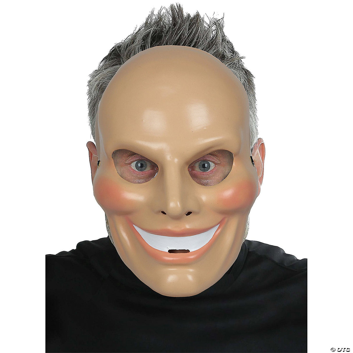 Adults Sinister Smiley Mask – Creepy Scary Halloween Costume Accessory Prop