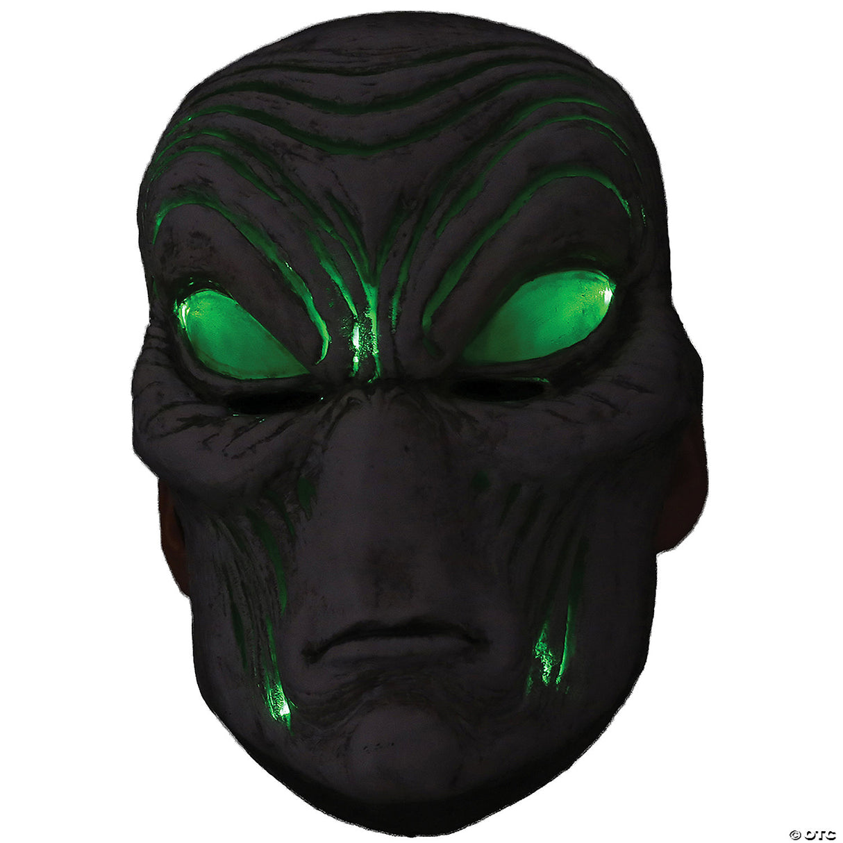 Adults Light-up Gray Alien Mask – Sci-Fi Halloween Costume Accessory Prop