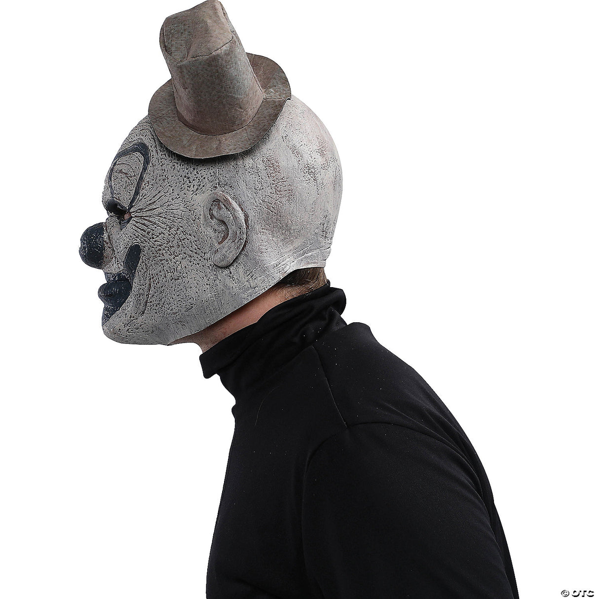 Adult Crusty Clown Mask – Creepy Scary Halloween Costume Accessory Prop