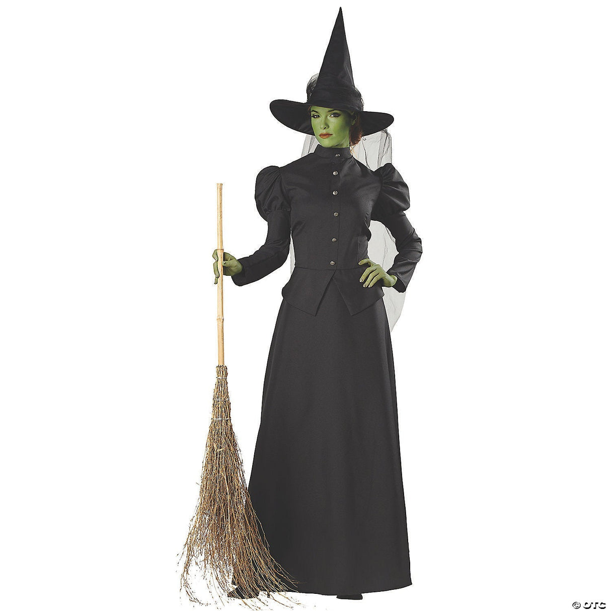 Adult Witch Classic Deluxe Costume – Small – Spooky Halloween Cosplay Outfit